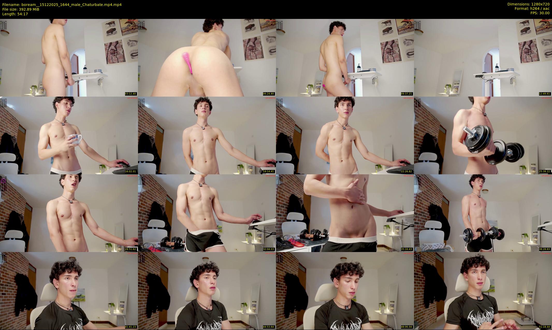 boream_ — 55 minute Chaturbate male cam show recording, 720p, Dec 15, 2025