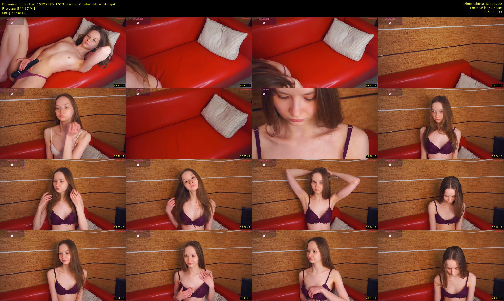cateclem — 47 minute Chaturbate female cam show recording, 720p, Dec 15, 2025