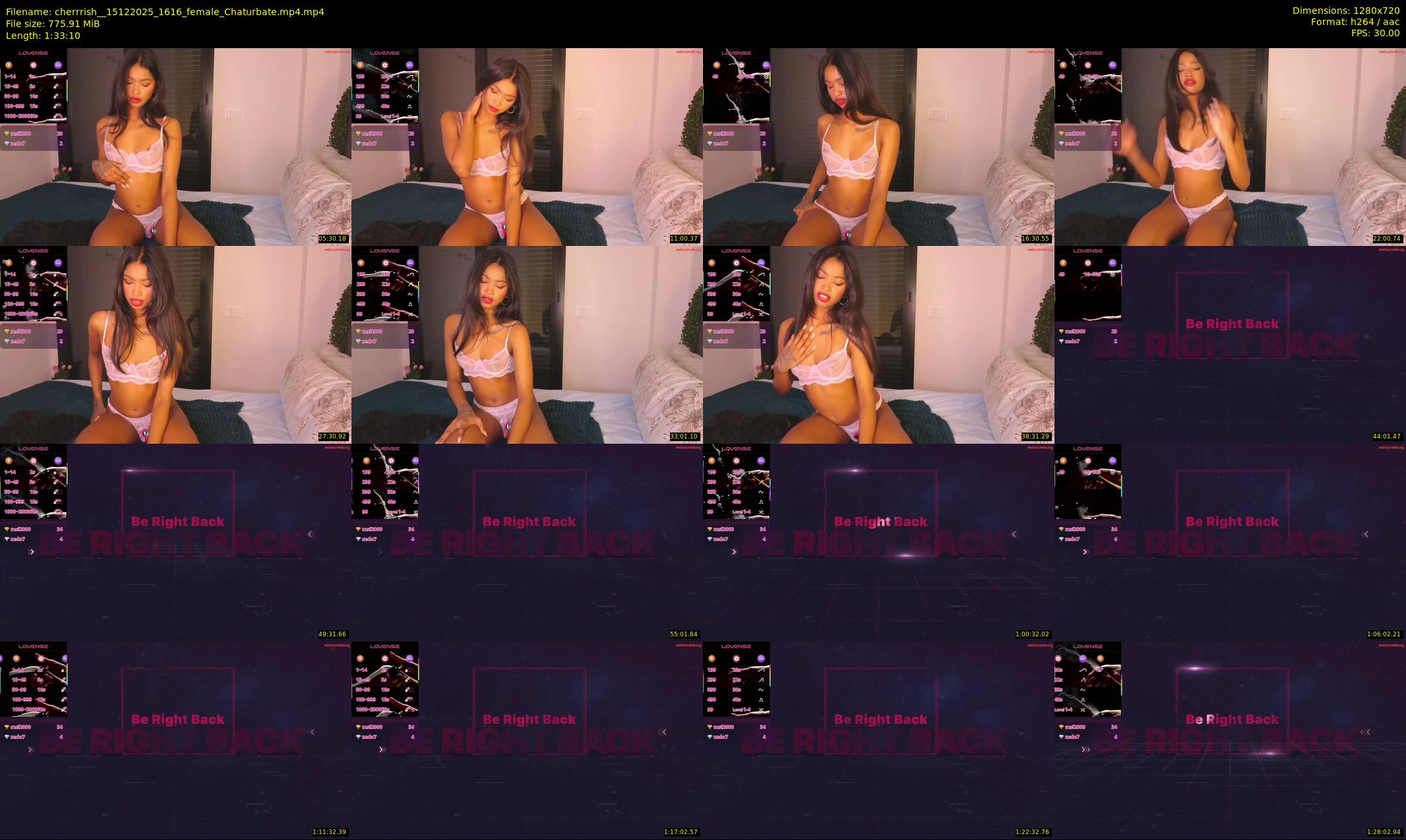 cherrrish_ — 94 minute Chaturbate female cam show recording, 720p, Dec 15, 2025