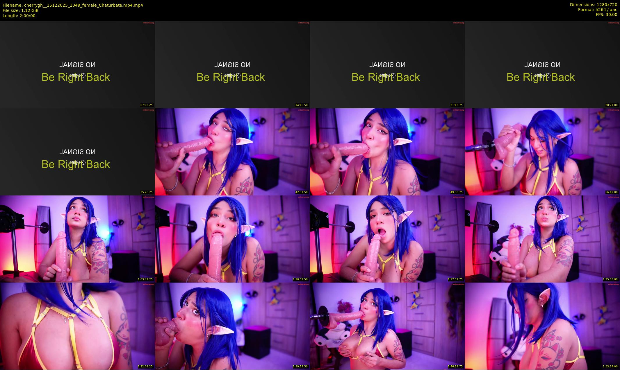 cherrygh_ — 120 minute Chaturbate female cam show recording, 720p, Dec 15, 2025