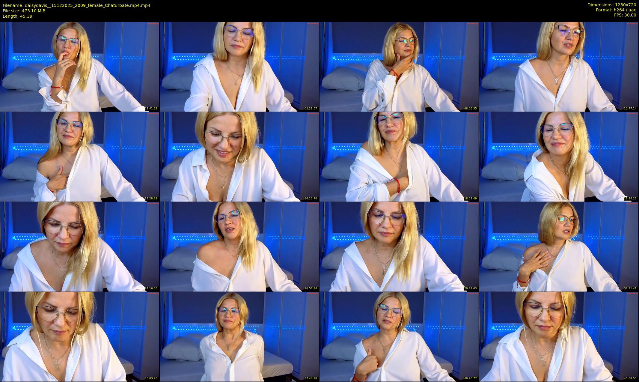 daisydavis_ — 46 minute Chaturbate female cam show recording, 720p, Dec 15, 2025