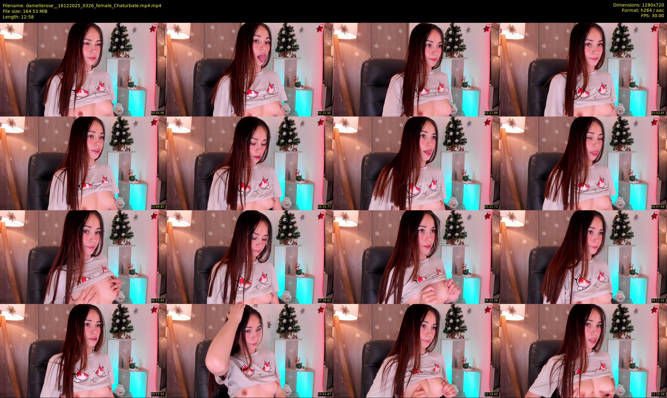 daniellerose_ — 13 minute Chaturbate female cam show recording, 720p, Dec 16, 2025
