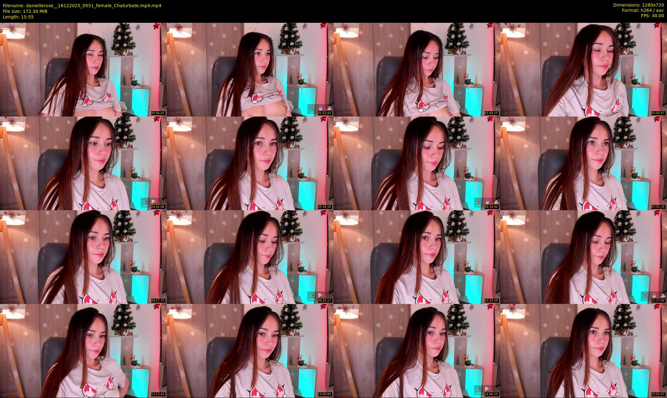 daniellerose_ — 16 minute Chaturbate female cam show recording, 720p, Dec 16, 2025