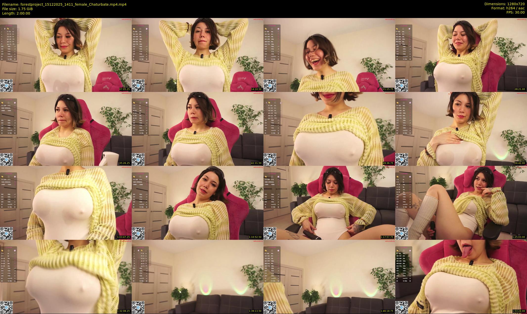 forestproject — 120 minute Chaturbate female cam show recording, 720p, Dec 15, 2025