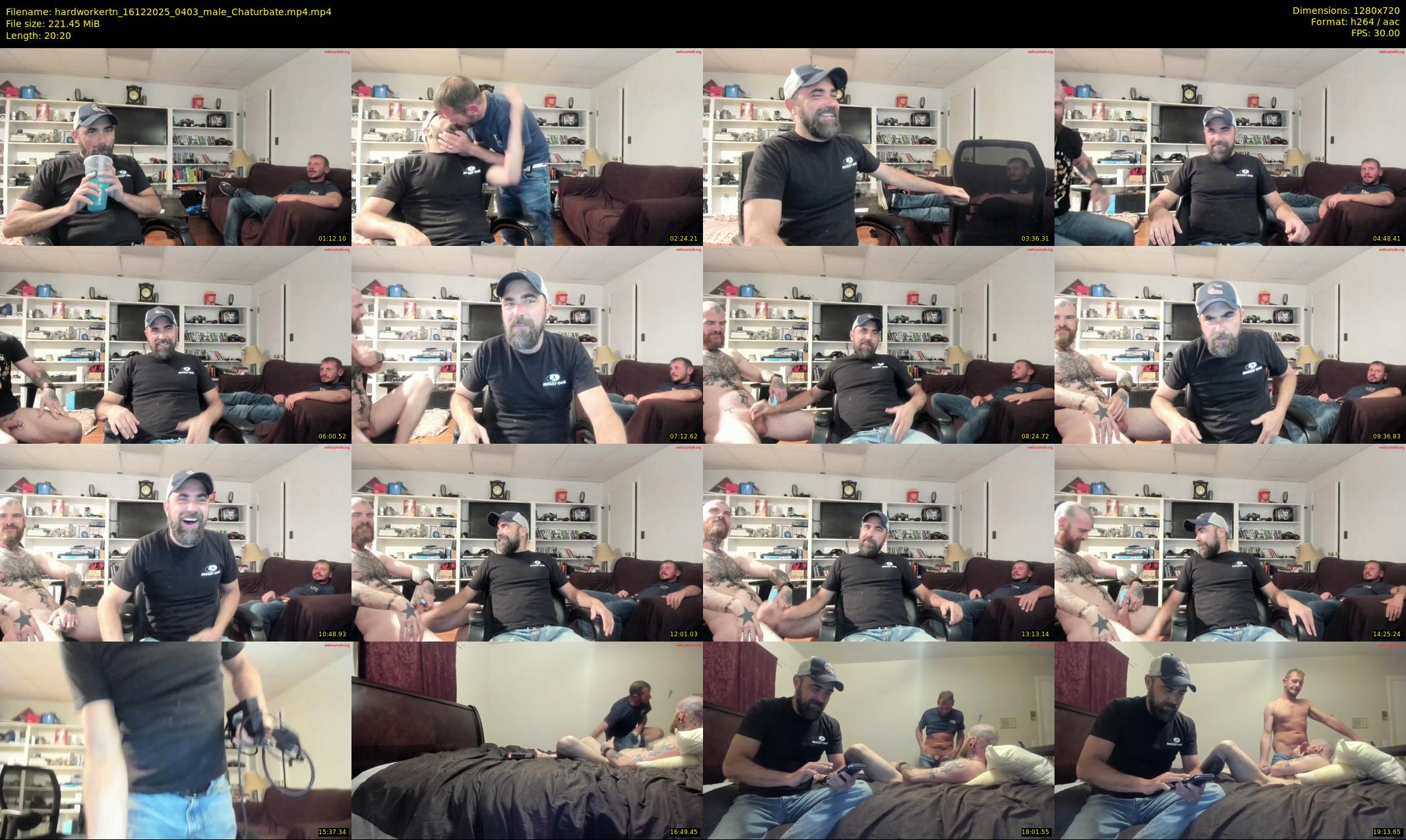 hardworkertn — 21 minute Chaturbate male cam show recording, 720p, Dec 16, 2025