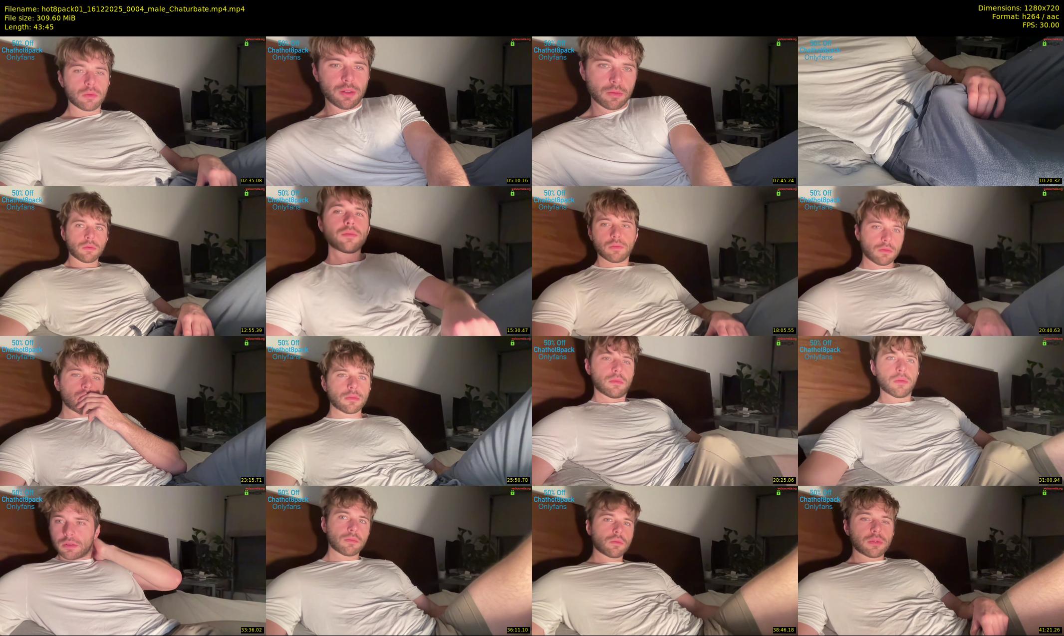 hot8pack01 — 44 minute Chaturbate male cam show recording, 720p, Dec 16, 2025