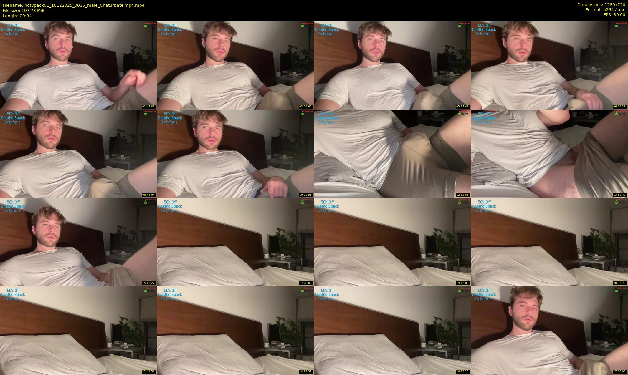 hot8pack01 — 30 minute Chaturbate male cam show recording, 720p, Dec 16, 2025