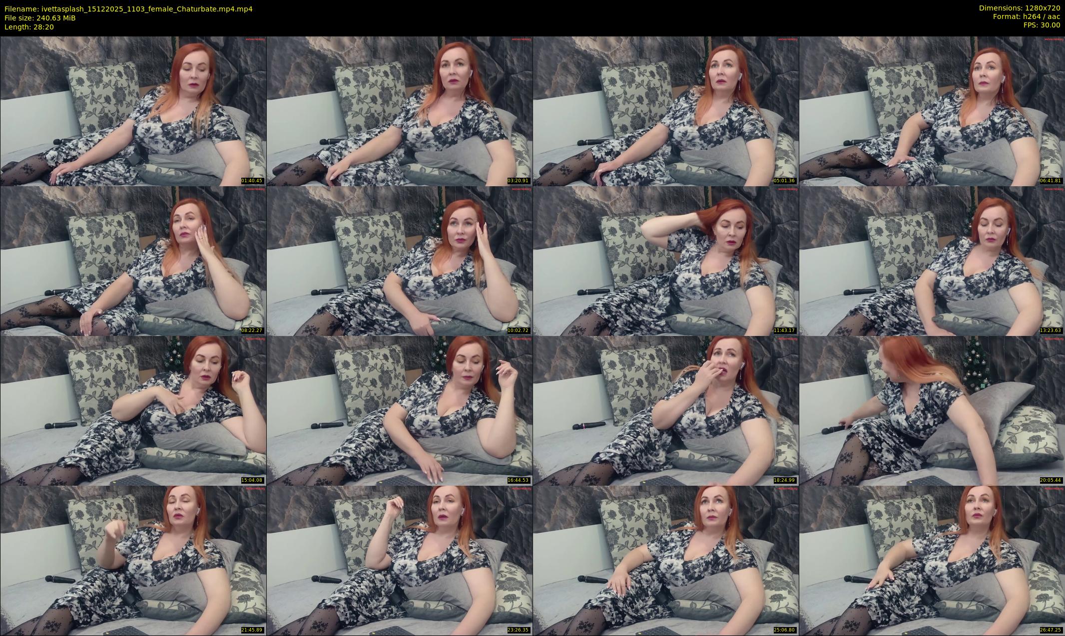 ivettasplash — 29 minute Chaturbate female cam show recording, 720p, Dec 15, 2025