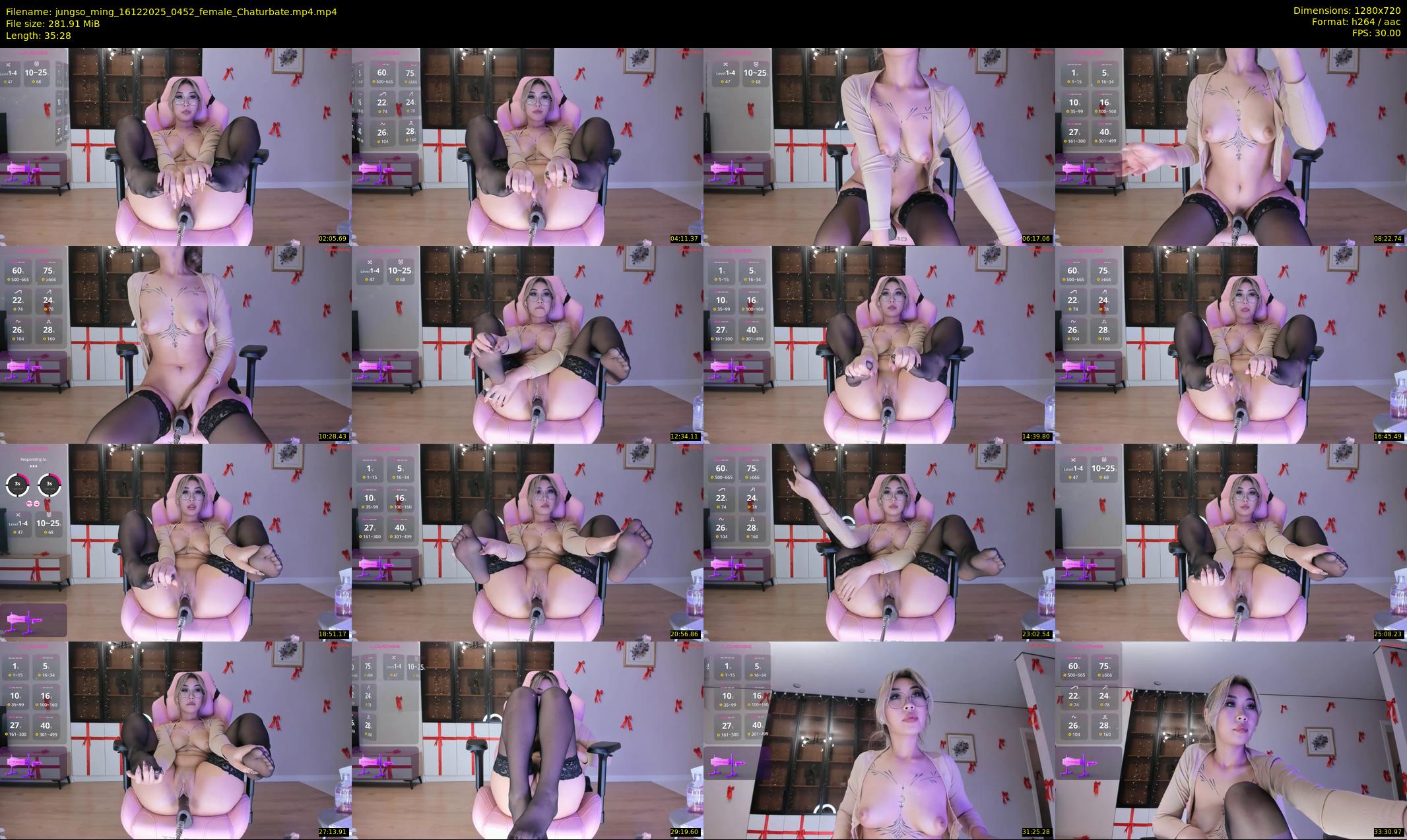 jungso_ming — 36 minute Chaturbate female cam show recording, 720p, Dec 16, 2025