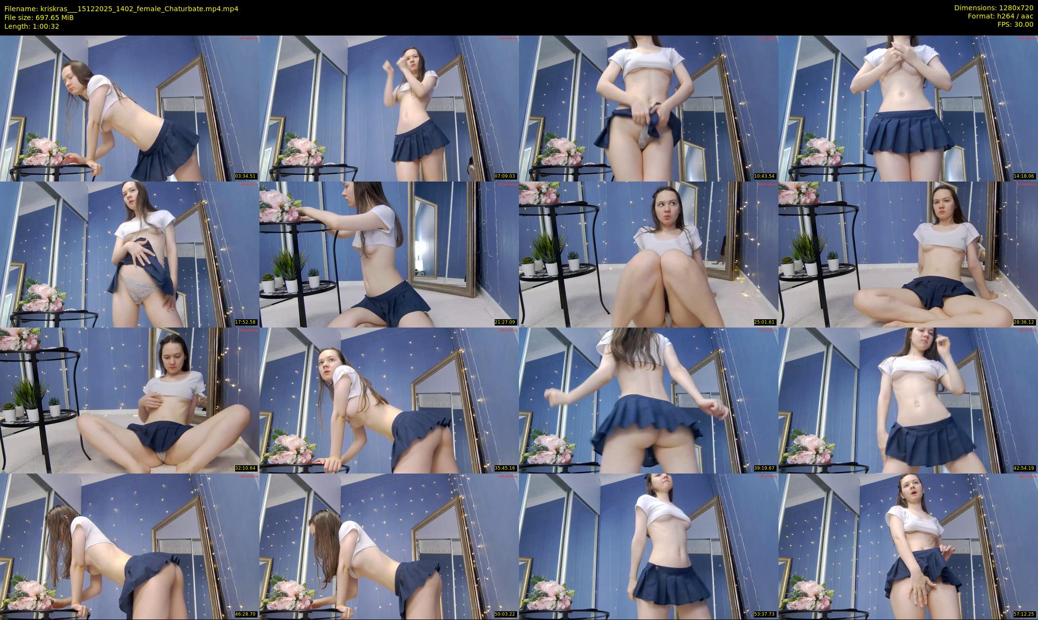 kriskras__ — 61 minute Chaturbate female cam show recording, 720p, Dec 15, 2025
