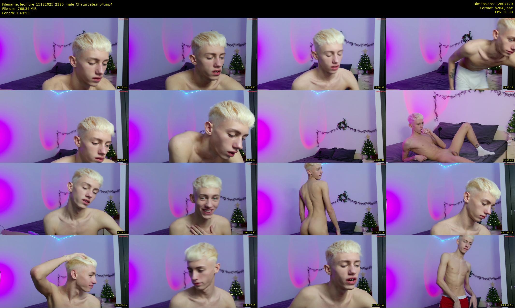 leonlure — 110 minute Chaturbate male cam show recording, 720p, Dec 15, 2025