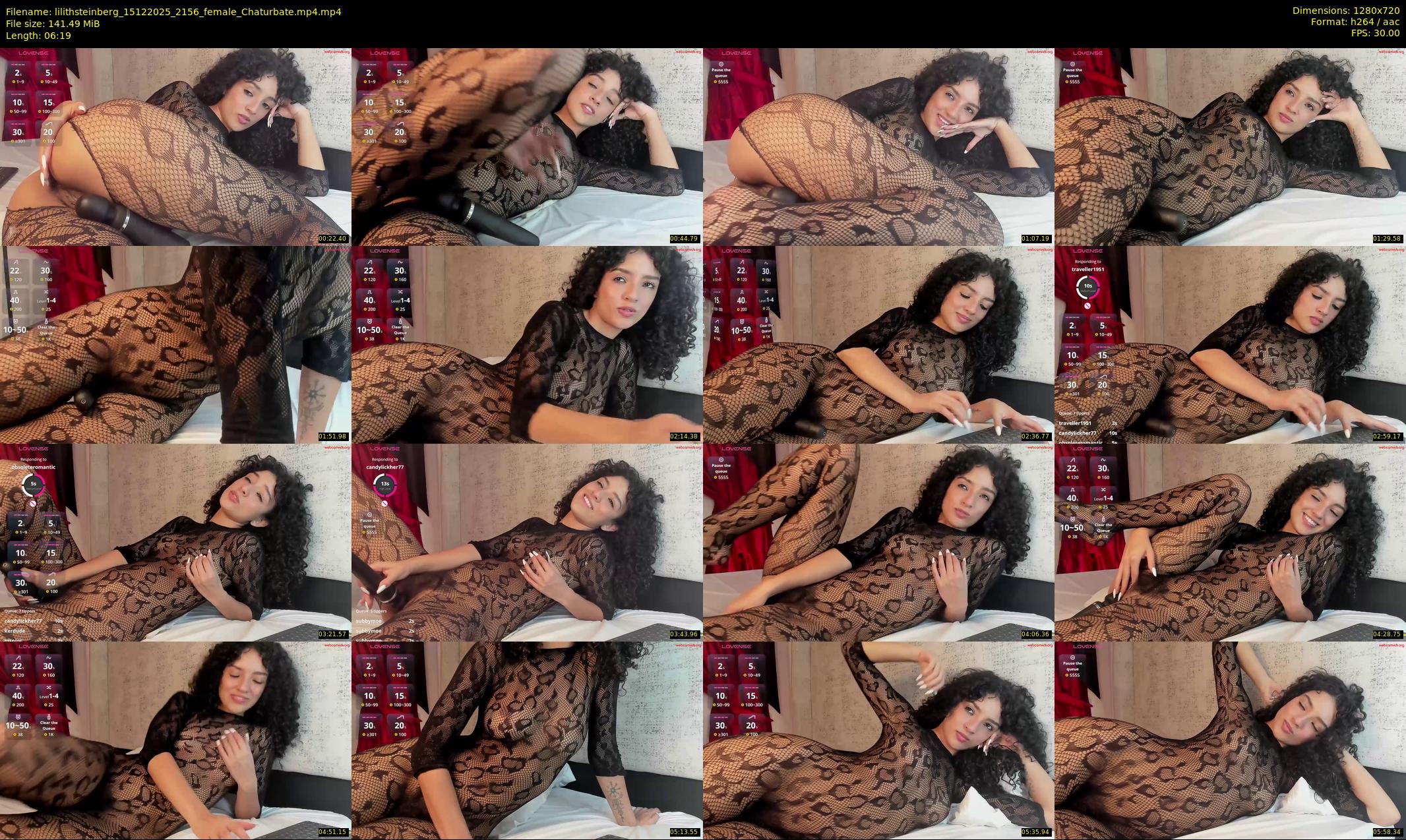 lilithsteinberg — 7 minute Chaturbate female cam show recording, 720p, Dec 15, 2025
