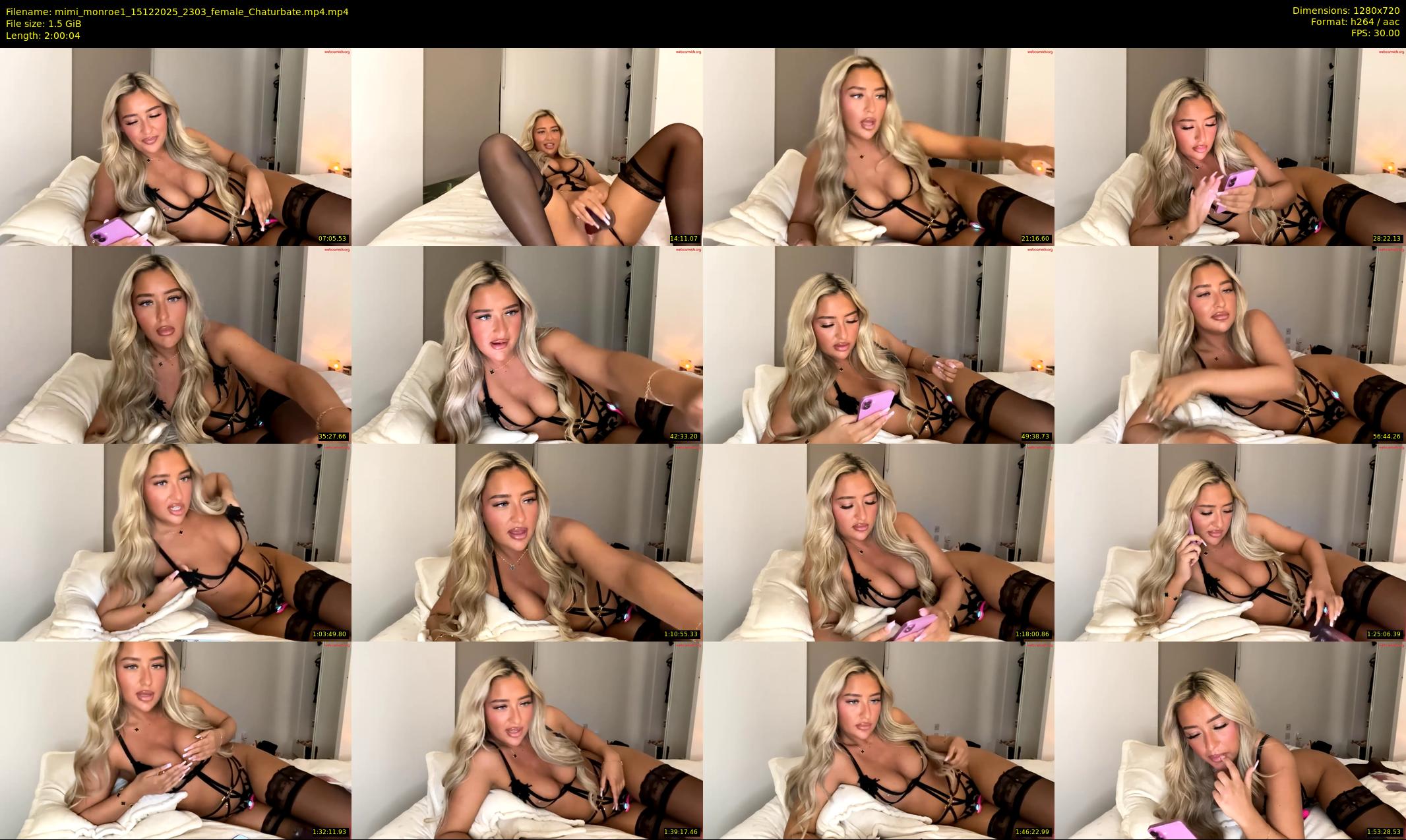 mimi_monroe1 — 121 minute Chaturbate female cam show recording, 720p, Dec 15, 2025