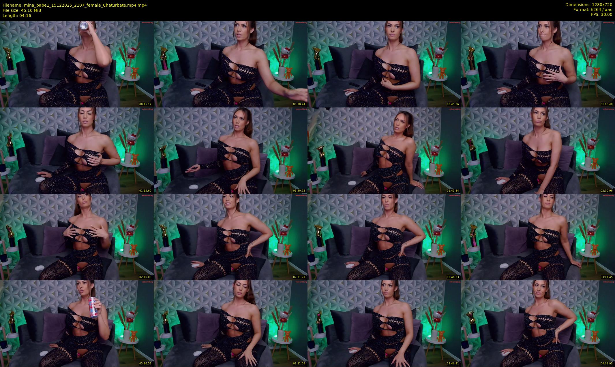 mina_babe1 — 5 minute Chaturbate female cam show recording, 720p, Dec 15, 2025