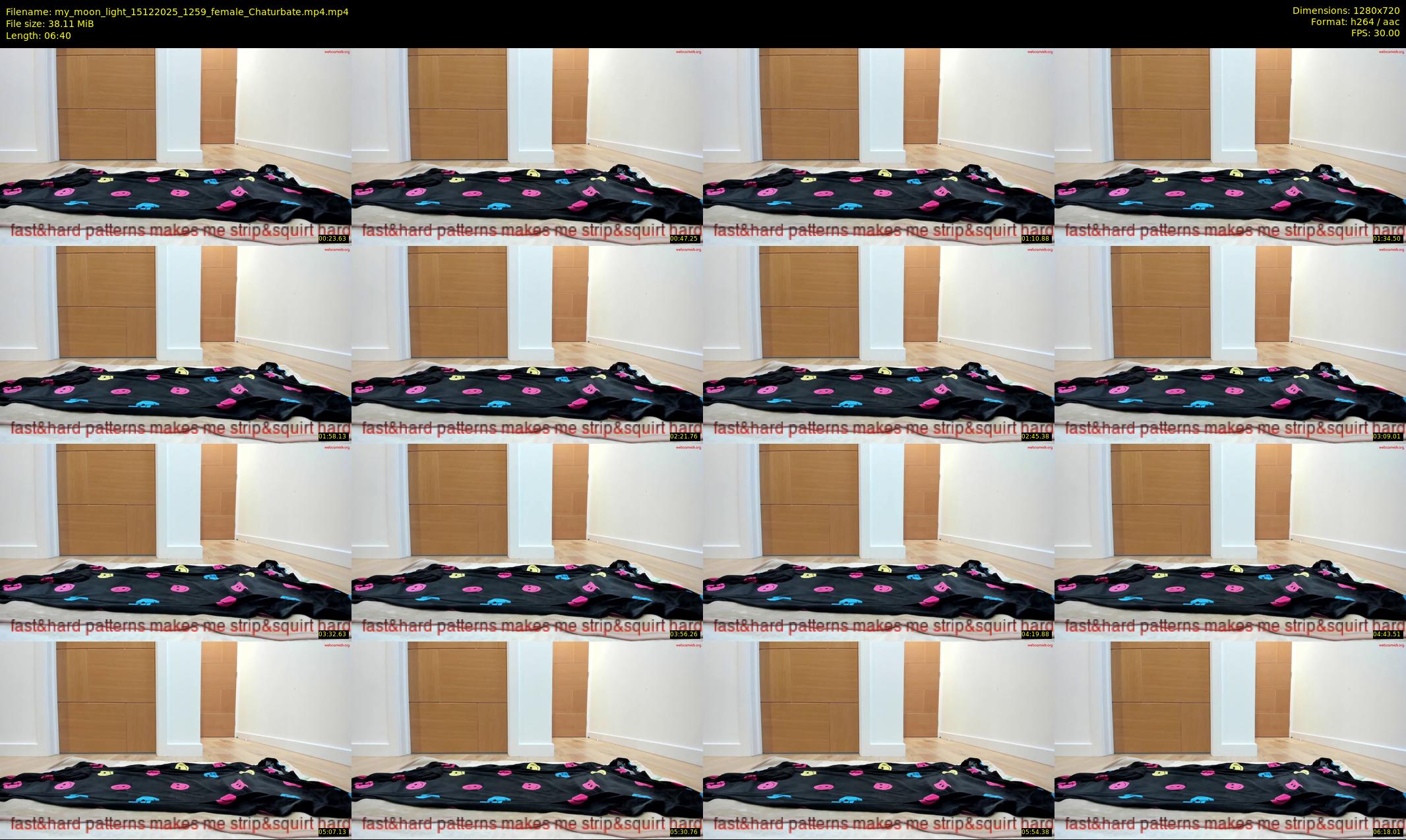 my_moon_light — 7 minute Chaturbate female cam show recording, 720p, Dec 15, 2025
