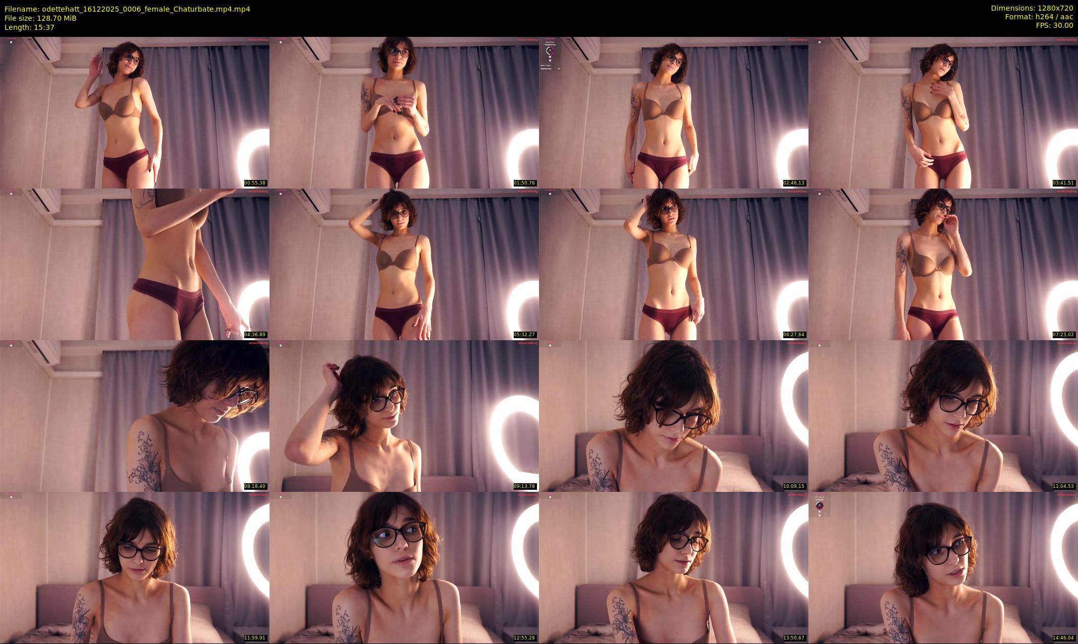 odettehatt — 16 minute Chaturbate female cam show recording, 720p, Dec 16, 2025