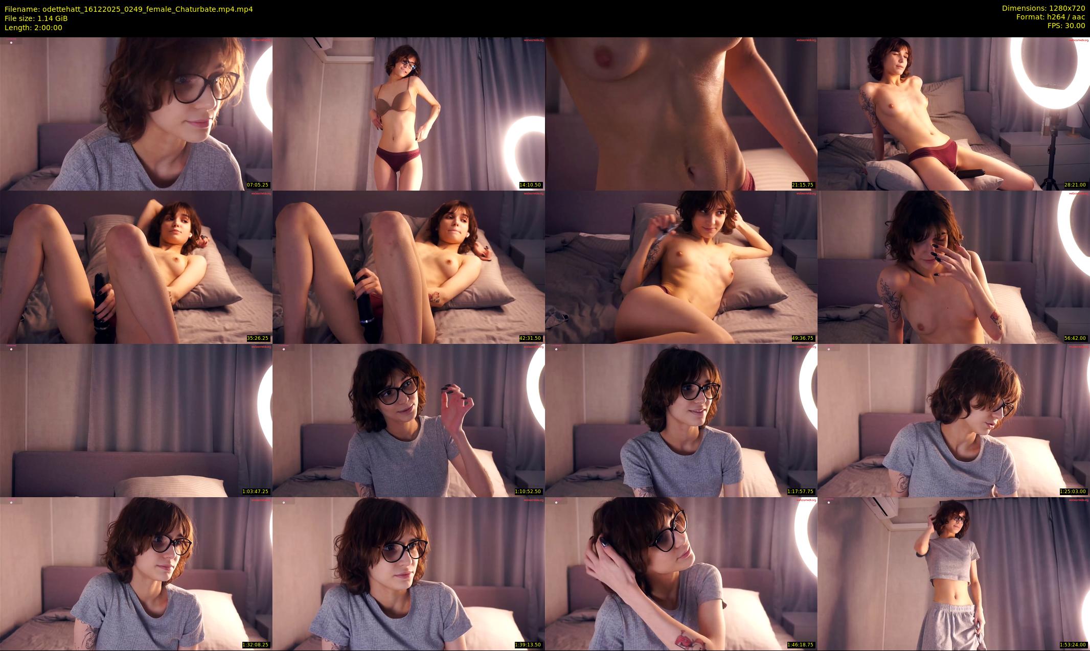 odettehatt — 120 minute Chaturbate female cam show recording, 720p, Dec 16, 2025