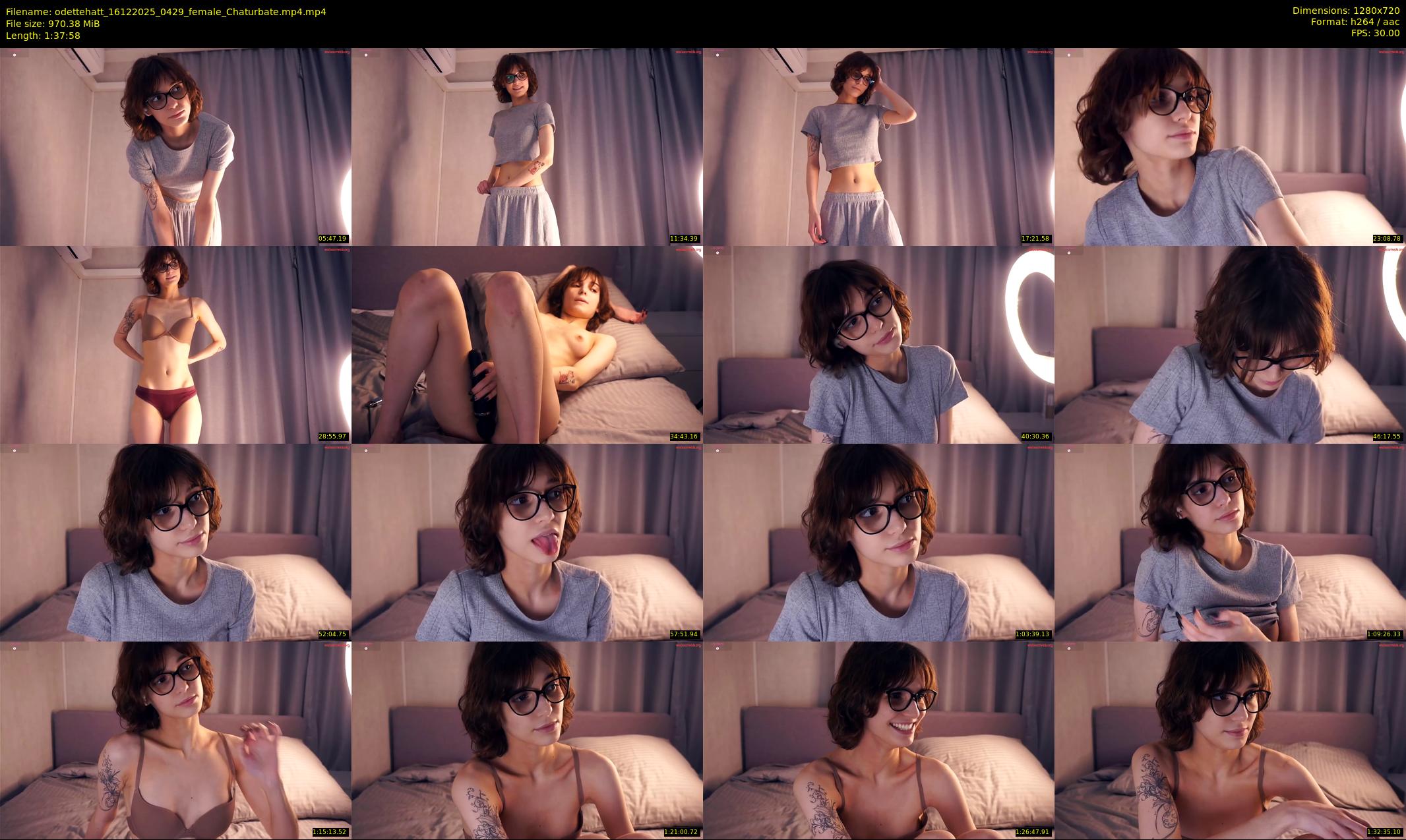 odettehatt — 98 minute Chaturbate female cam show recording, 720p, Dec 16, 2025
