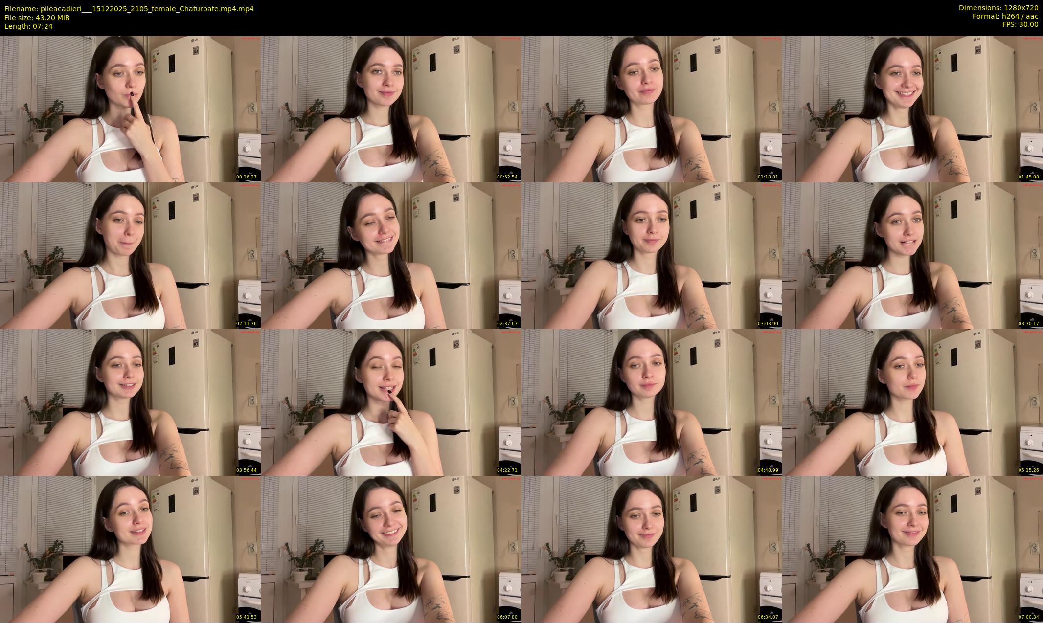 pileacadieri__ — 8 minute Chaturbate female cam show recording, 720p, Dec 15, 2025