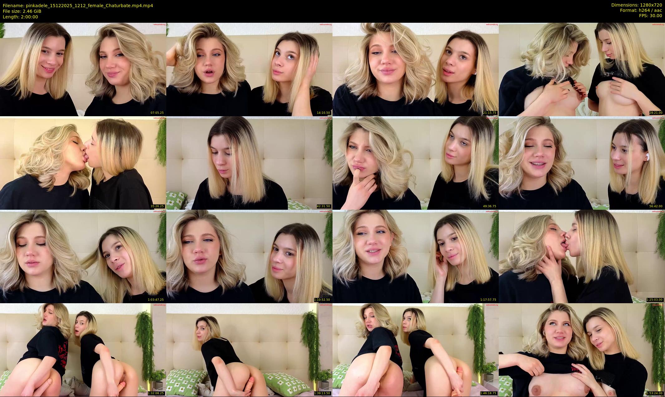 pinkadele — 120 minute Chaturbate female cam show recording, 720p, Dec 15, 2025