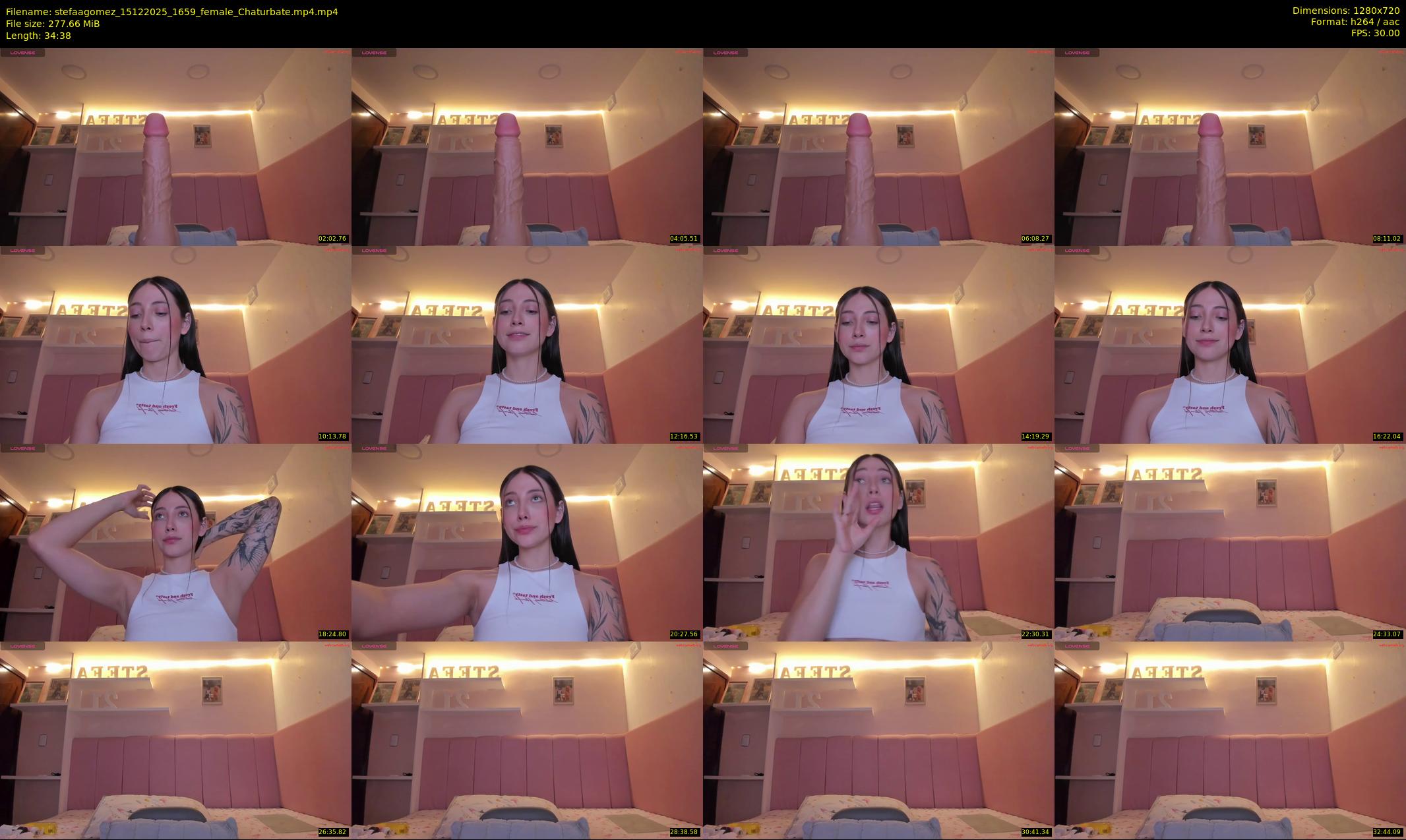 stefaagomez — 35 minute Chaturbate female cam show recording, 720p, Dec 15, 2025