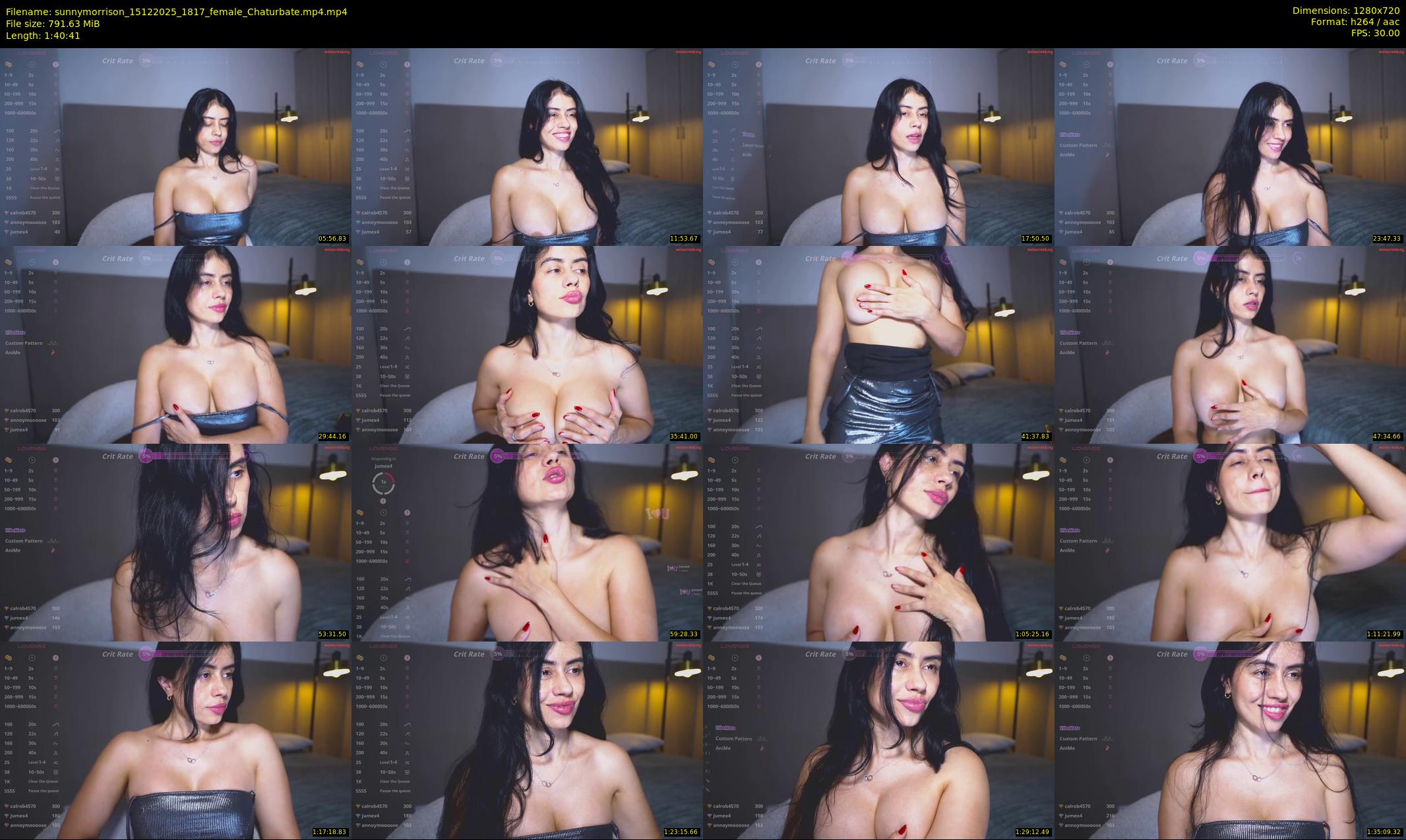 sunnymorrison — 101 minute Chaturbate female cam show recording, 720p, Dec 15, 2025