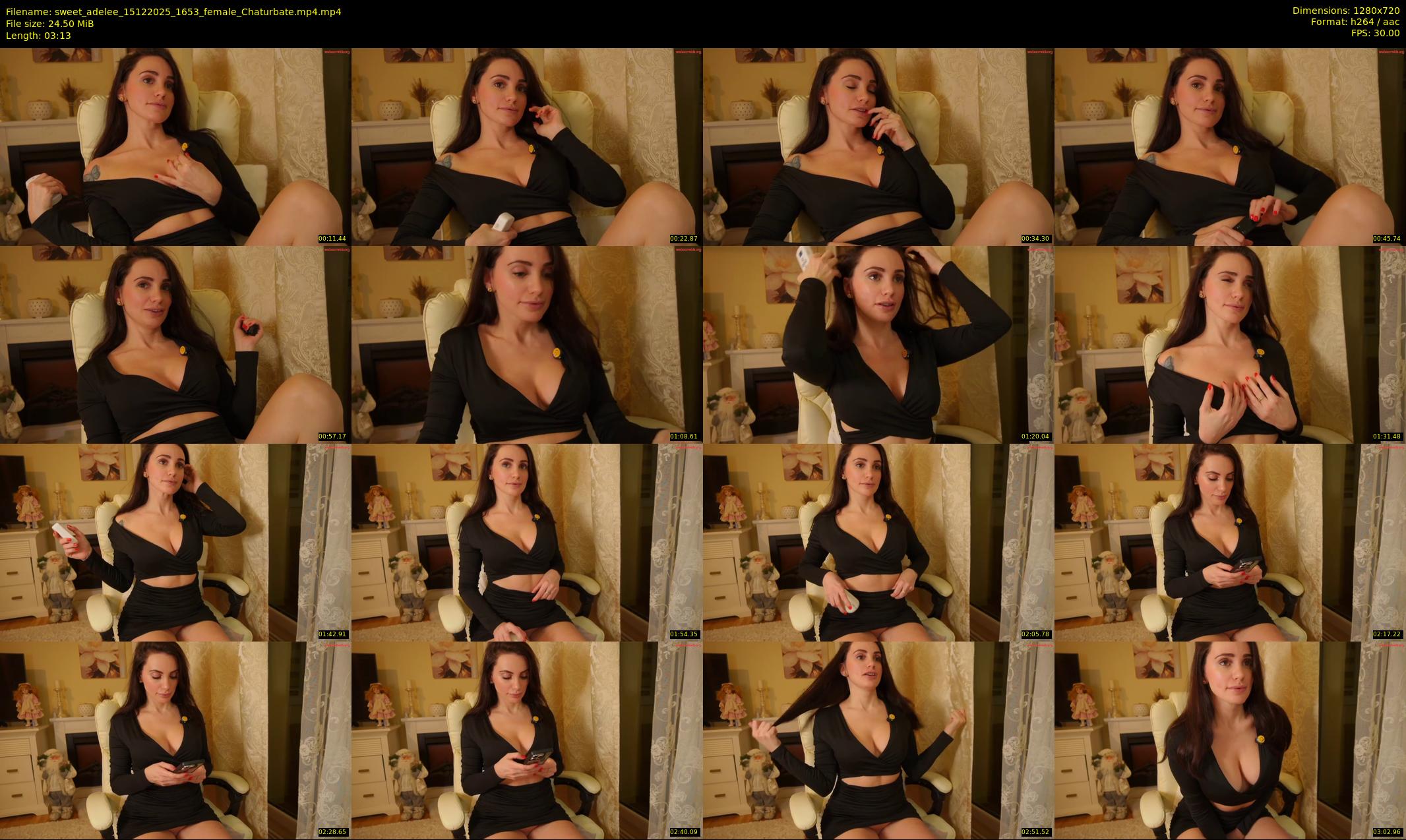 sweet_adelee — 4 minute Chaturbate female cam show recording, 720p, Dec 15, 2025