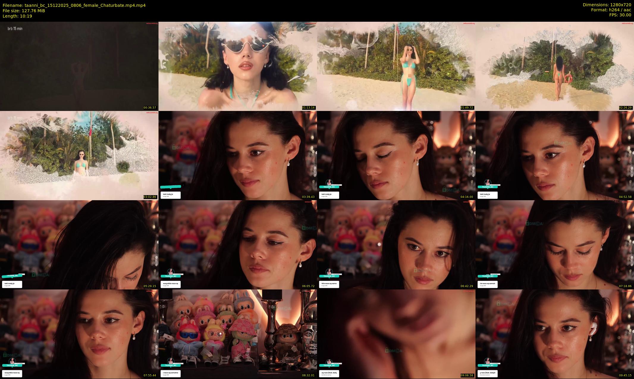 taanni_bc — 11 minute Chaturbate female cam show recording, 720p, Dec 15, 2025