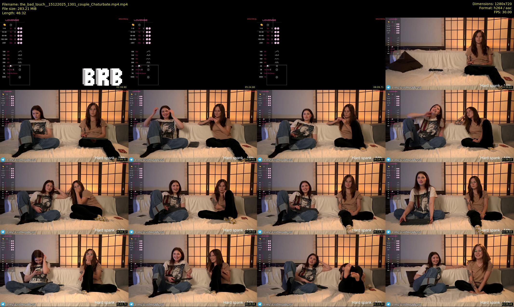 the_bad_touch_ — 47 minute Chaturbate couple cam show recording, 720p, Dec 15, 2025