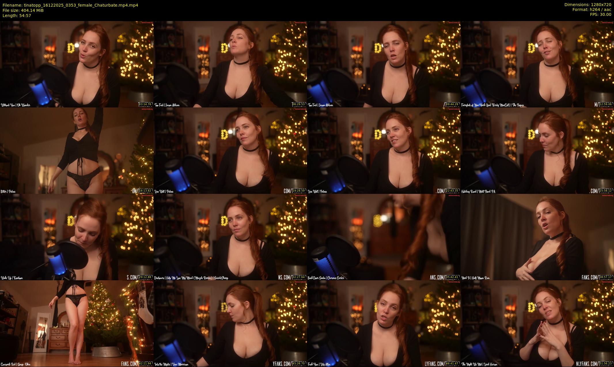 tinatopp — 55 minute Chaturbate female cam show recording, 720p, Dec 16, 2025