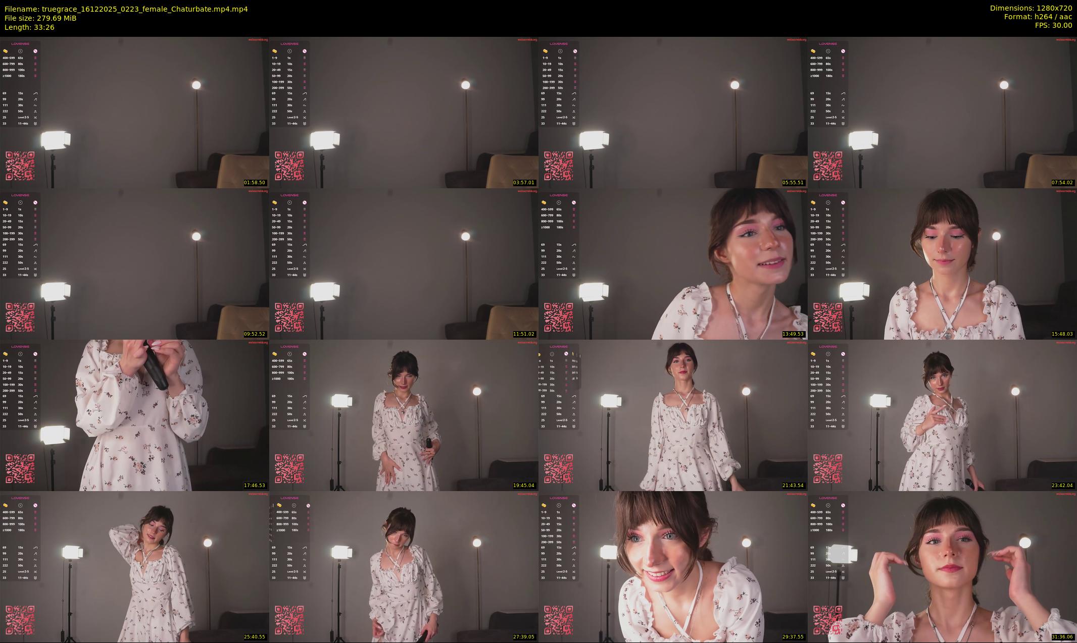truegrace — 34 minute Chaturbate female cam show recording, 720p, Dec 16, 2025