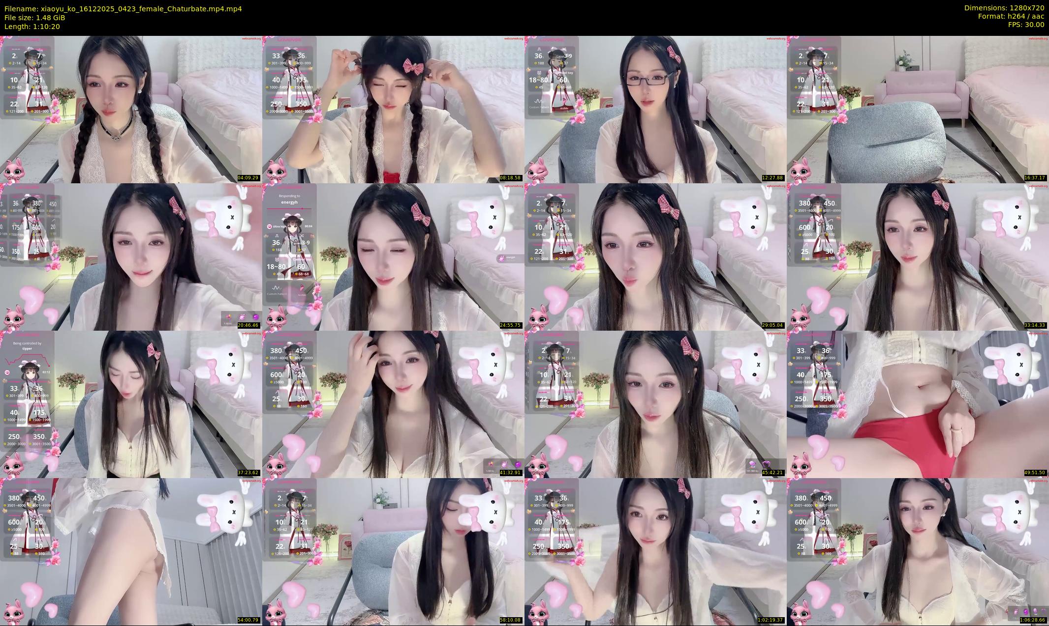 xiaoyu_ko — 71 minute Chaturbate female cam show recording, 720p, Dec 16, 2025