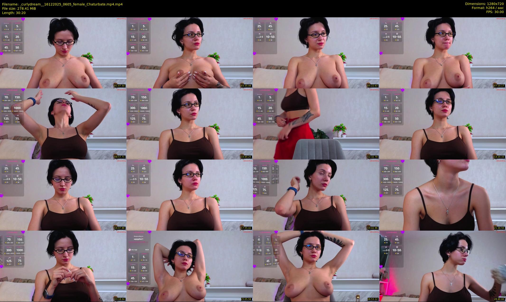 _curlydream_ — 31 minute Chaturbate female cam show recording, 720p, Dec 16, 2025