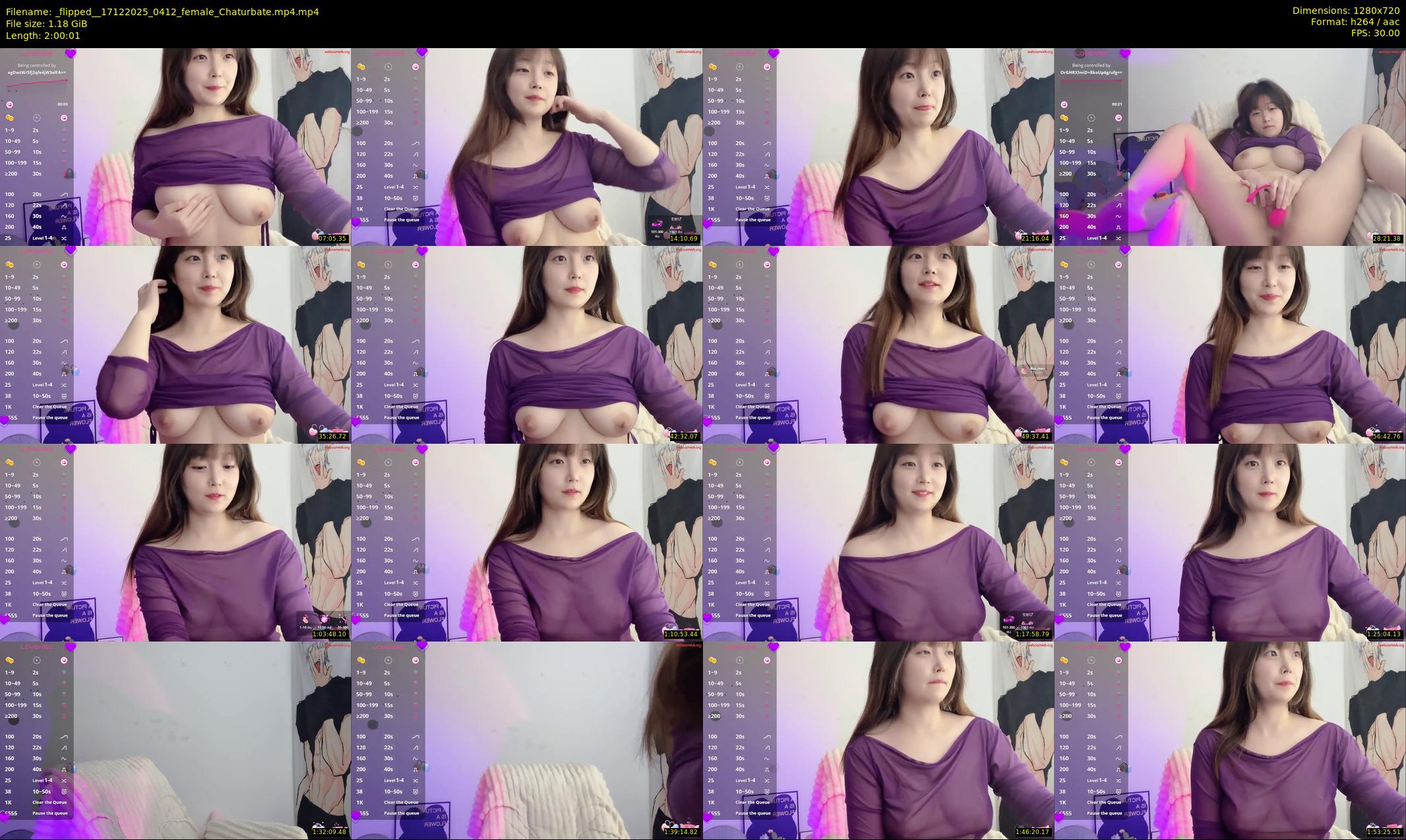 _flipped_ — 121 minute Chaturbate female cam show recording, 720p, Dec 17, 2025
