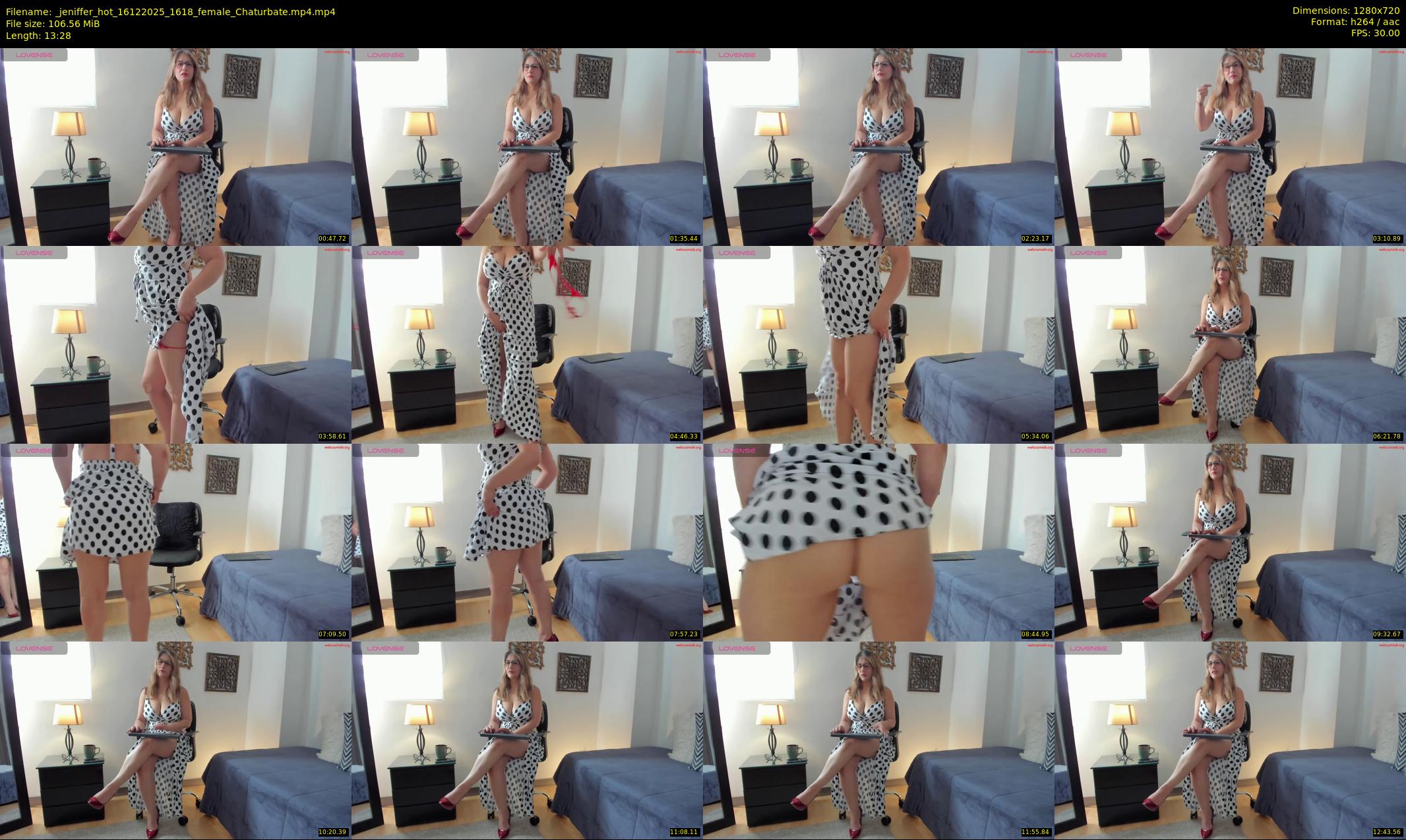 _jeniffer_hot — 14 minute Chaturbate female cam show recording, 720p, Dec 16, 2025