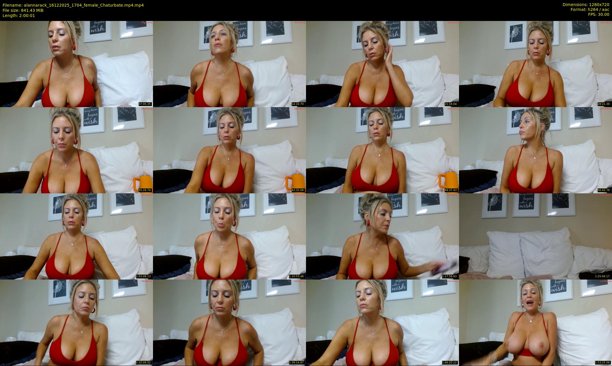 alannarack — 121 minute Chaturbate female cam show recording, 720p, Dec 16, 2025