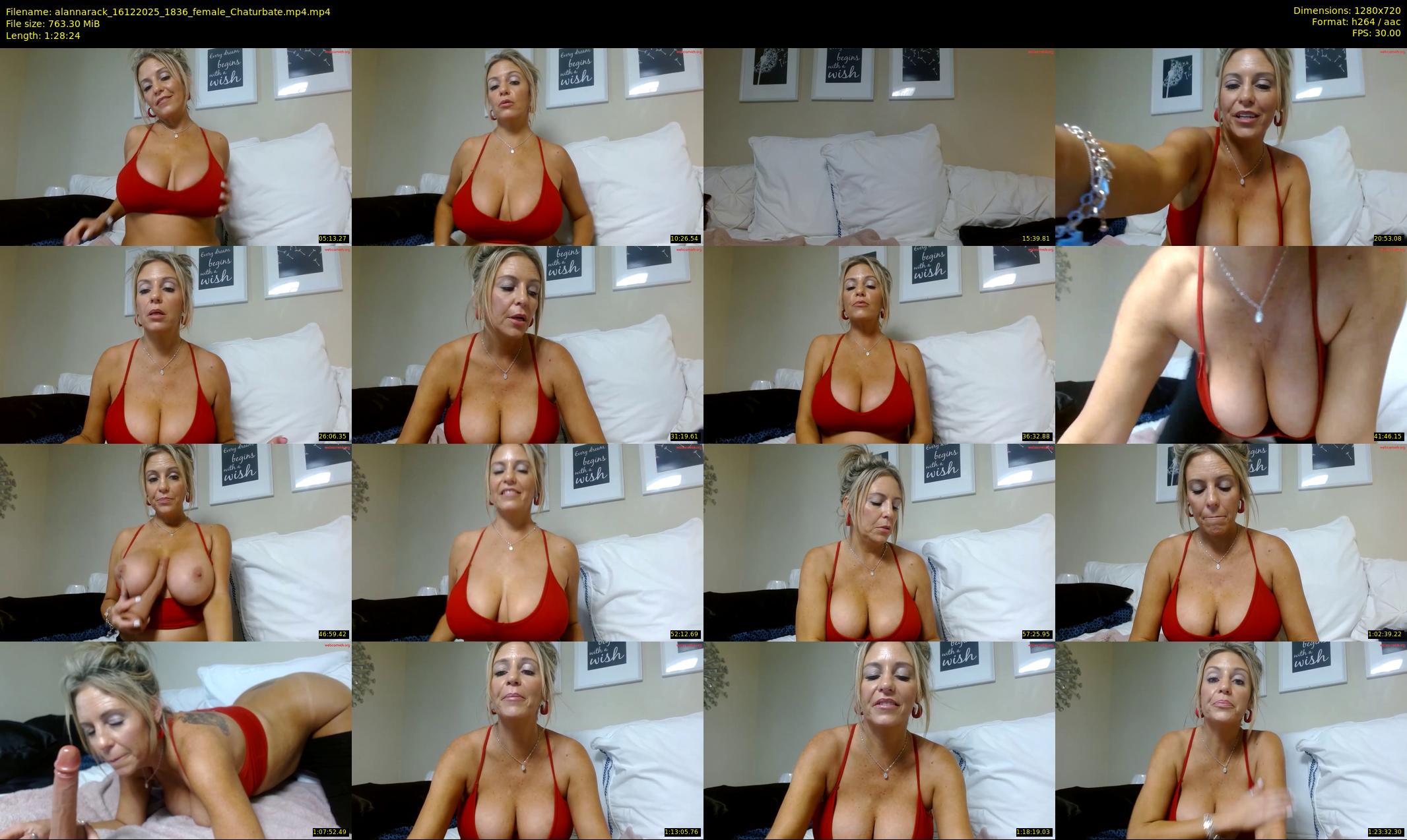 alannarack — 89 minute Chaturbate female cam show recording, 720p, Dec 16, 2025
