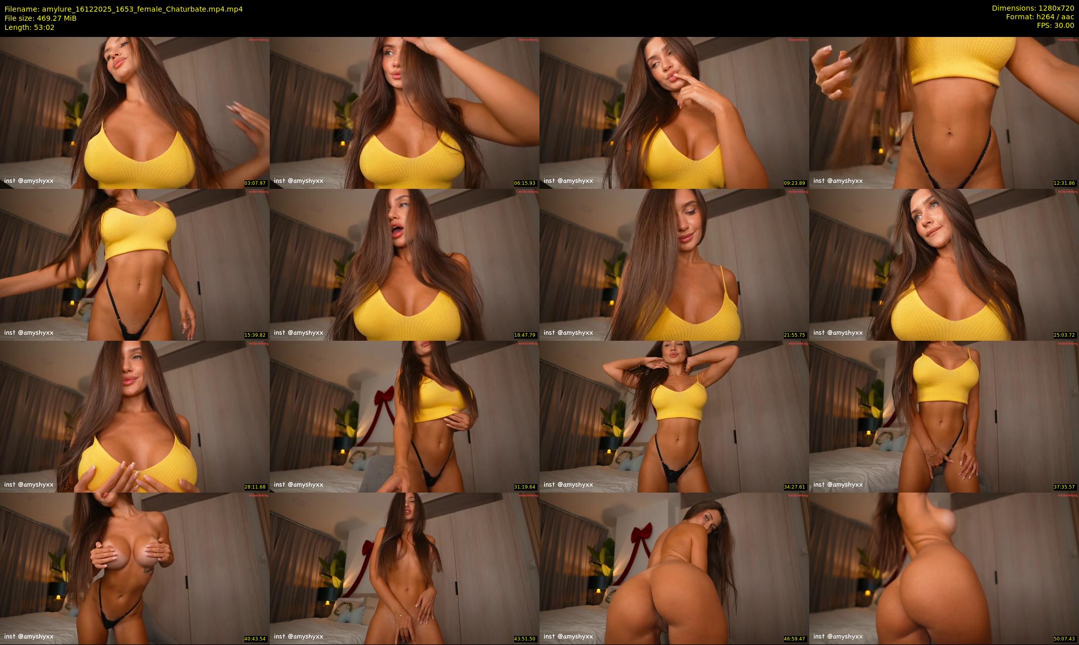 amylure — 54 minute Chaturbate female cam show recording, 720p, Dec 16, 2025