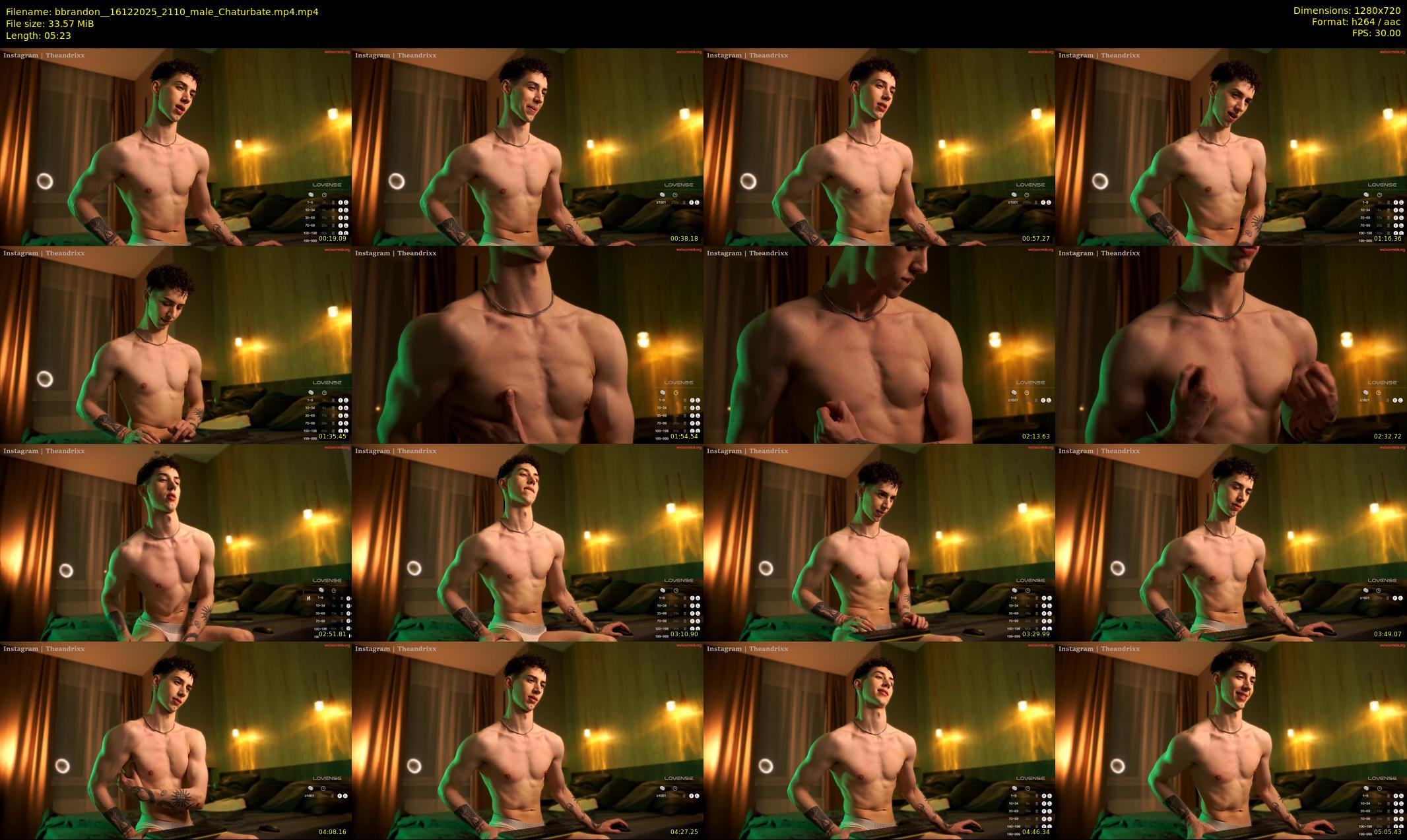 bbrandon_ — 6 minute Chaturbate male cam show recording, 720p, Dec 16, 2025