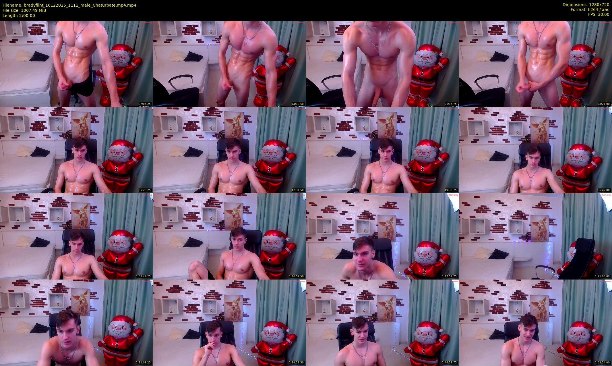 bradyflint — 120 minute Chaturbate male cam show recording, 720p, Dec 16, 2025