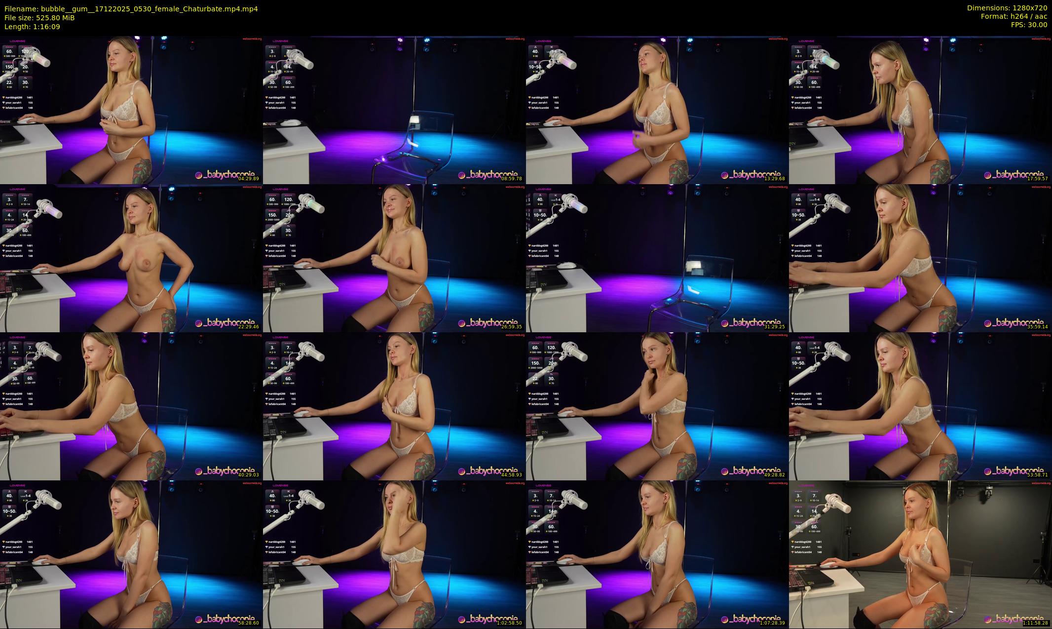 bubble__gum_ — 77 minute Chaturbate female cam show recording, 720p, Dec 17, 2025