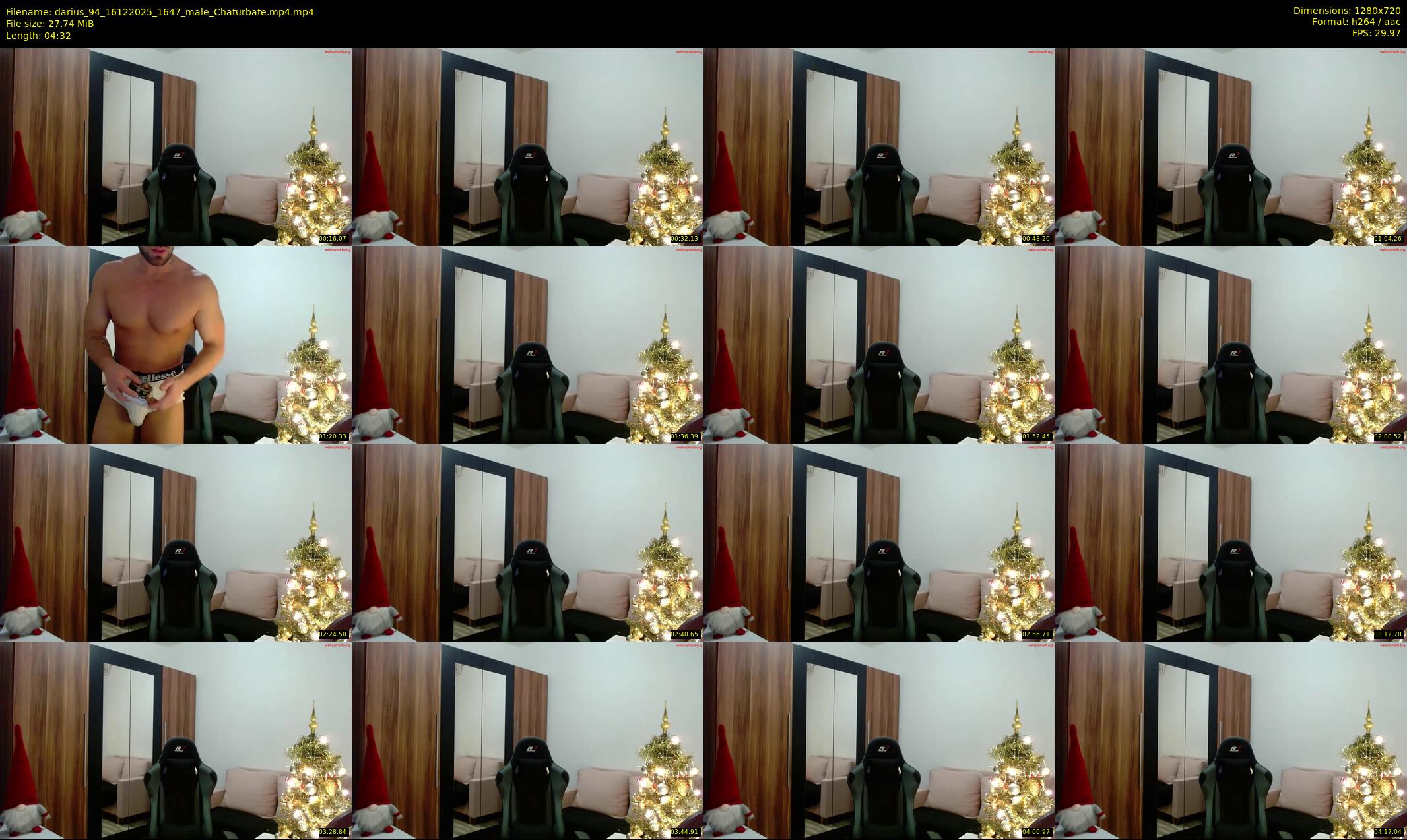 darius_94 — 5 minute Chaturbate male cam show recording, 720p, Dec 16, 2025