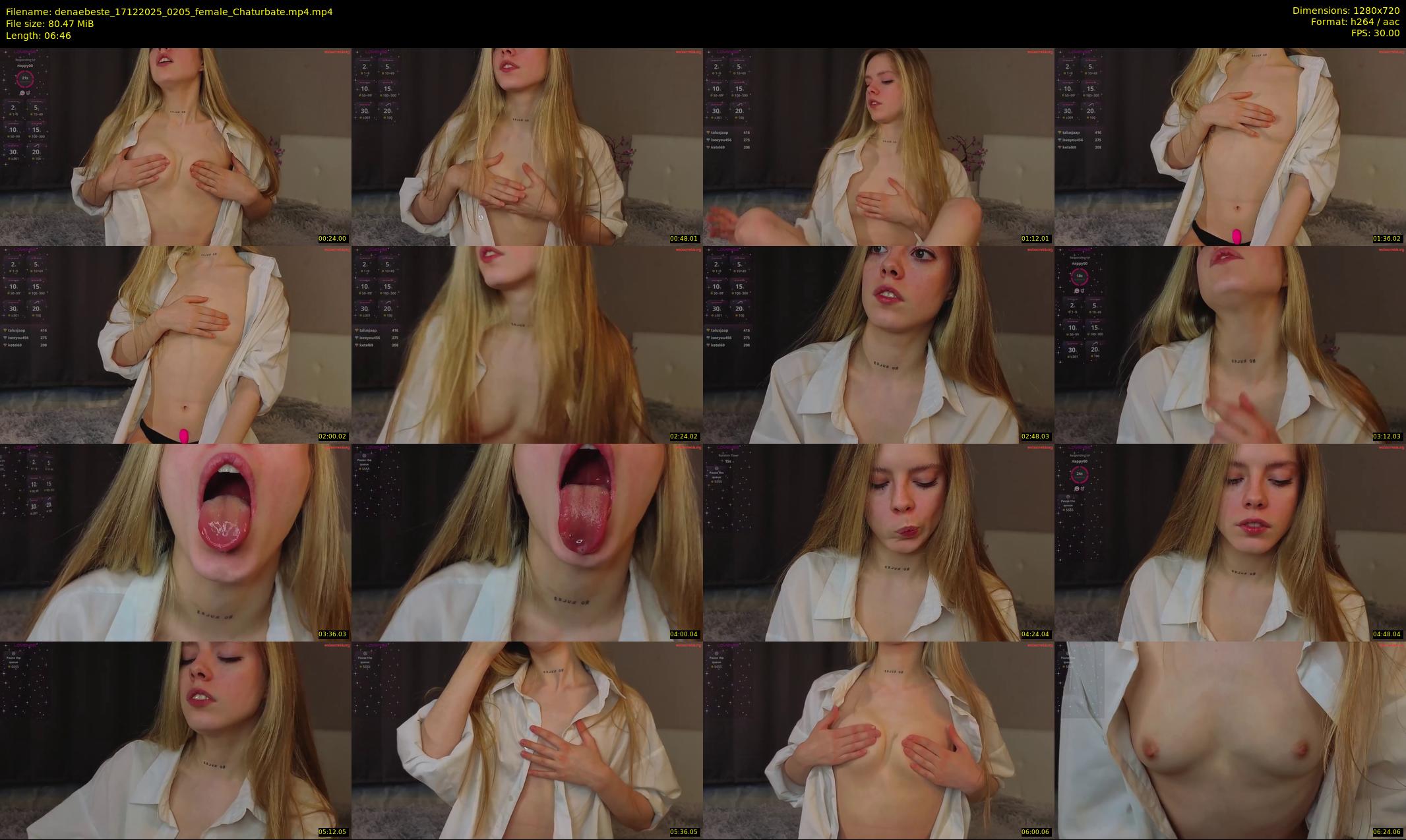 denaebeste — 7 minute Chaturbate female cam show recording, 720p, Dec 17, 2025