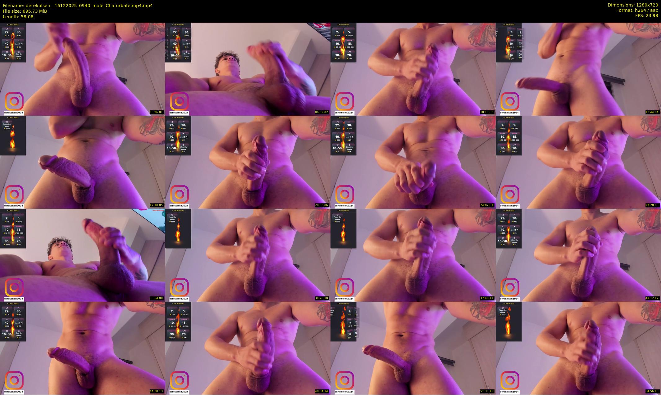 derekolsen_ — 59 minute Chaturbate male cam show recording, 720p, Dec 16, 2025