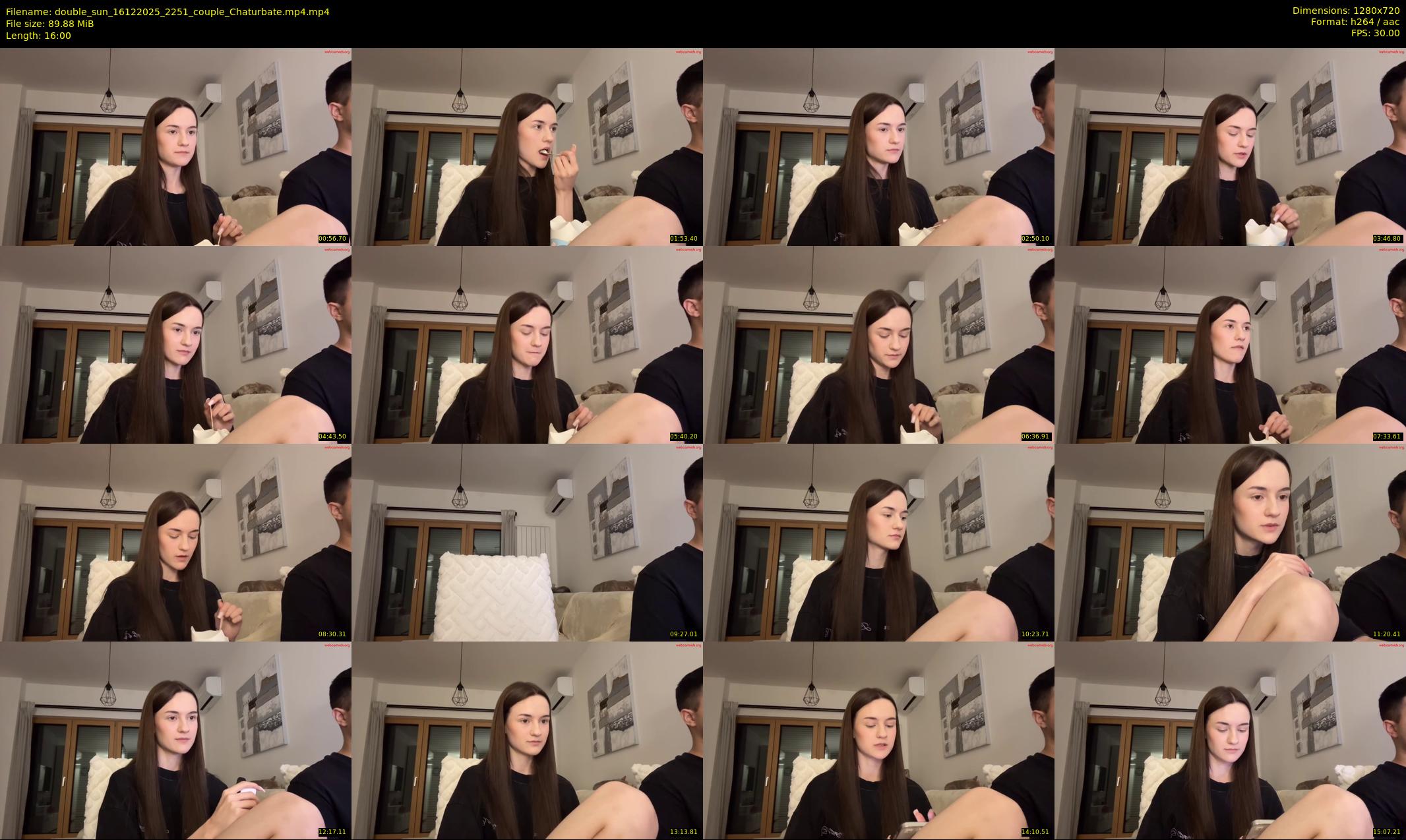 double_sun — 16 minute Chaturbate couple cam show recording, 720p, Dec 16, 2025