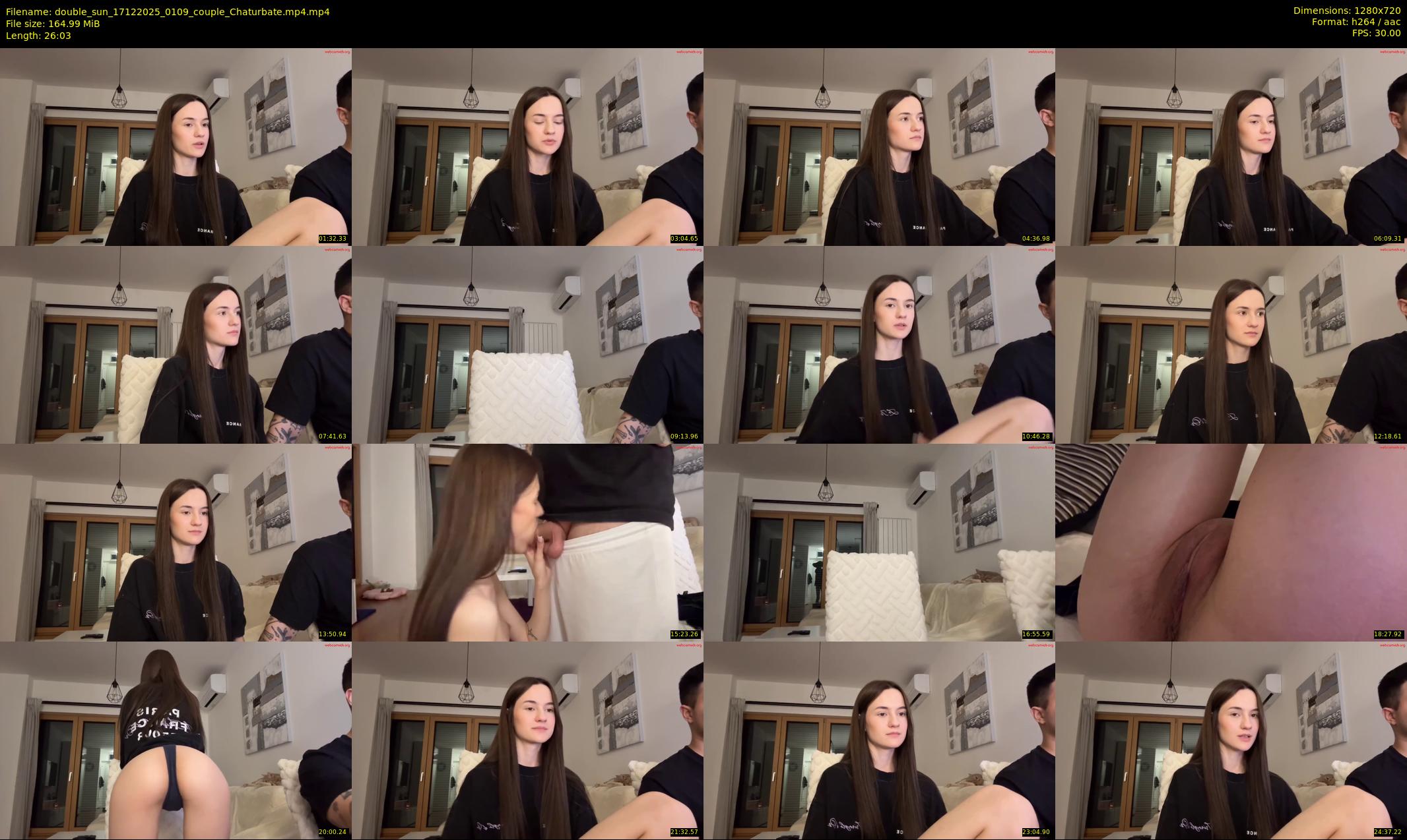 double_sun — 27 minute Chaturbate couple cam show recording, 720p, Dec 17, 2025