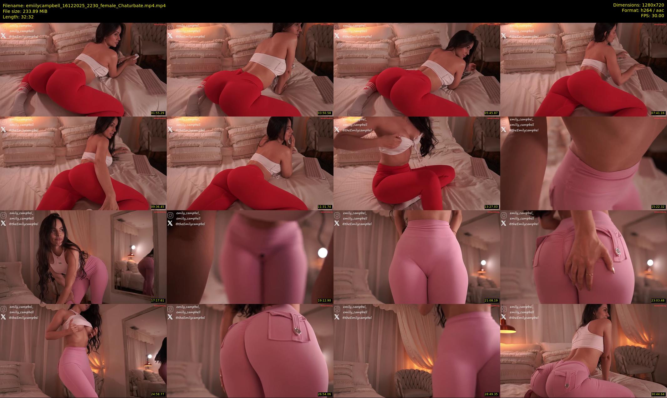 emiilycampbell — 33 minute Chaturbate female cam show recording, 720p, Dec 16, 2025