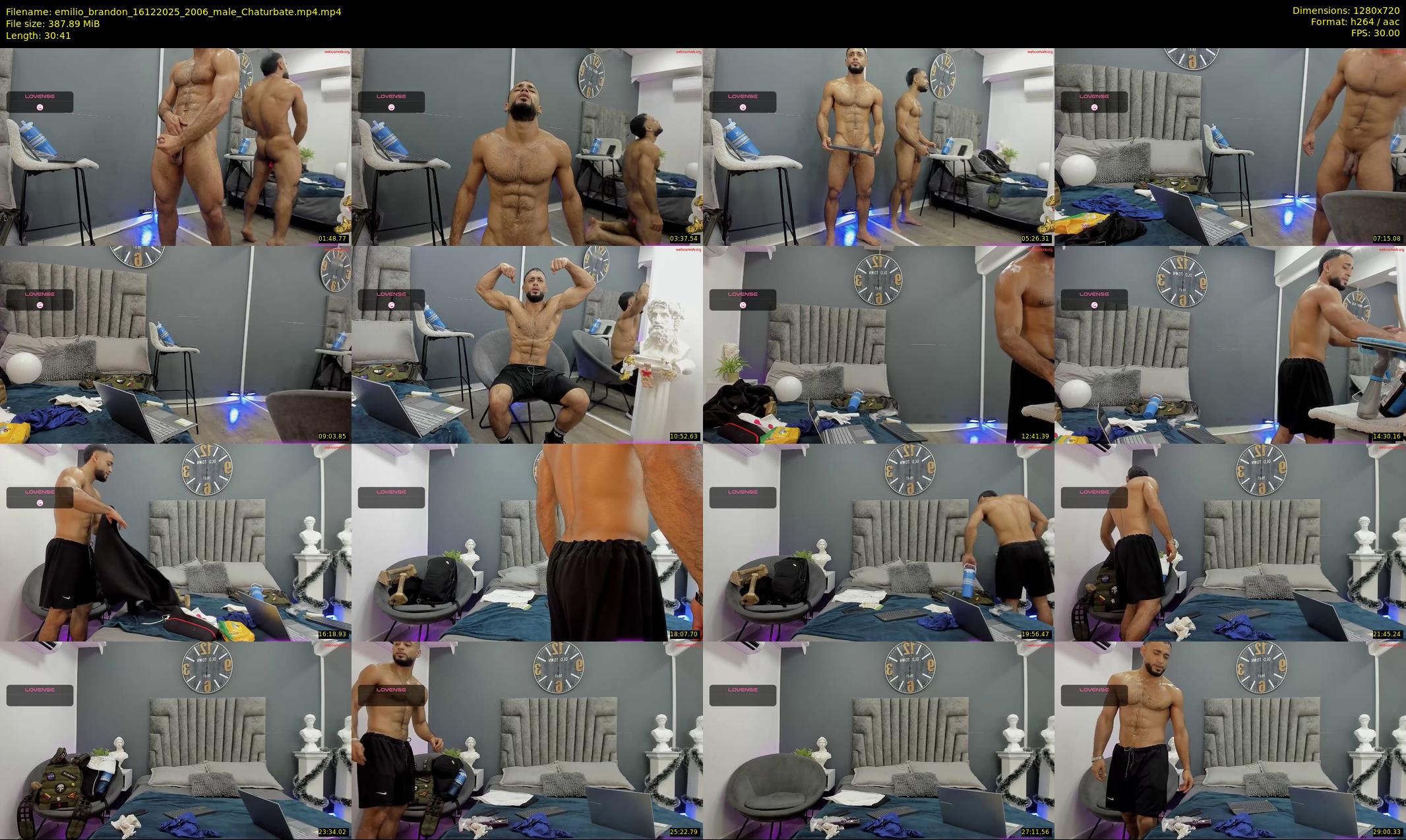 emilio_brandon — 31 minute Chaturbate male cam show recording, 720p, Dec 16, 2025