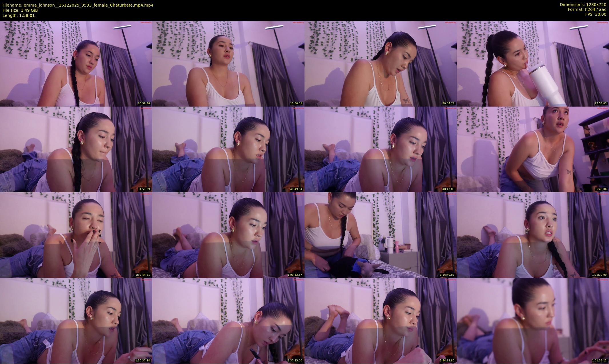 emma_johnson_ — 119 minute Chaturbate female cam show recording, 720p, Dec 16, 2025