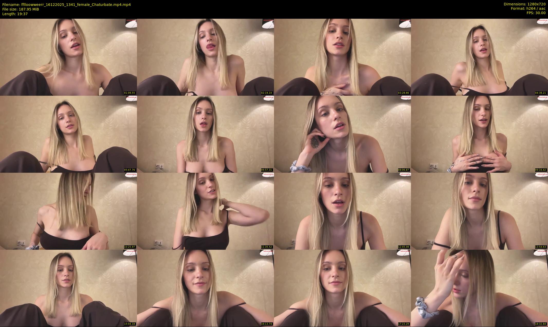 fflloowweerr — 20 minute Chaturbate couple cam show recording, 720p, Dec 16, 2025